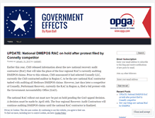 Tablet Screenshot of opga.wordpress.com