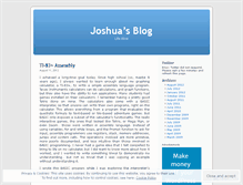 Tablet Screenshot of joshhead.wordpress.com