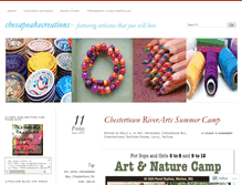 Tablet Screenshot of chesapeakecreations.wordpress.com
