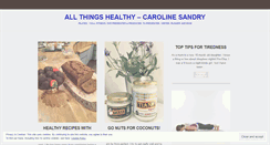 Desktop Screenshot of carolinesandry.wordpress.com