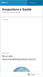 Mobile Screenshot of acupunturaesaude.wordpress.com