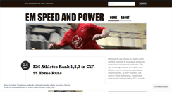 Desktop Screenshot of emspeedtraining.wordpress.com