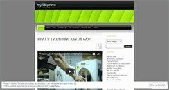 Desktop Screenshot of myrideprovo.wordpress.com