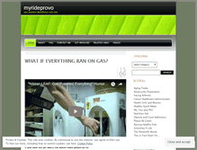 Tablet Screenshot of myrideprovo.wordpress.com
