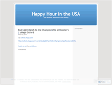 Tablet Screenshot of happyhourusa.wordpress.com