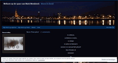 Desktop Screenshot of markmendonck.wordpress.com