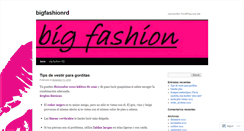 Desktop Screenshot of bigfashionrd.wordpress.com