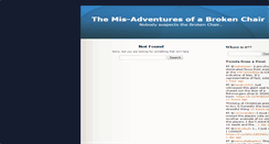 Desktop Screenshot of abrokenchair.wordpress.com