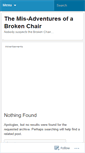 Mobile Screenshot of abrokenchair.wordpress.com