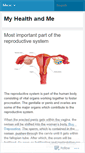 Mobile Screenshot of myhealthandme.wordpress.com
