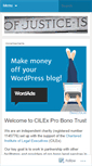 Mobile Screenshot of cilexprobono.wordpress.com