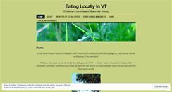 Desktop Screenshot of localfoodsinvt.wordpress.com