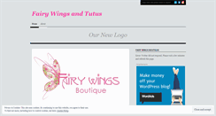 Desktop Screenshot of fairywingsandtutus.wordpress.com