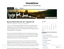 Tablet Screenshot of hosenindosen.wordpress.com