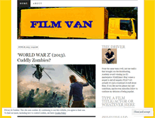 Tablet Screenshot of filmvan.wordpress.com