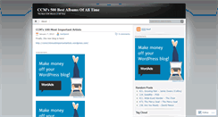 Desktop Screenshot of ccms500bestalbums.wordpress.com