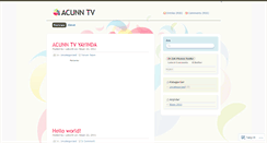 Desktop Screenshot of acunntv.wordpress.com