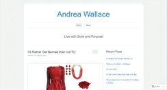 Desktop Screenshot of andreawallace.wordpress.com