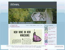 Tablet Screenshot of lifechanging.wordpress.com
