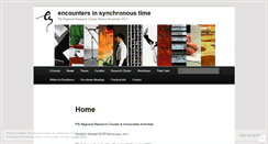 Desktop Screenshot of encountersinsynchronoustime.wordpress.com