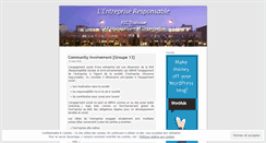 Desktop Screenshot of lentrepriseresponsable.wordpress.com