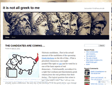 Tablet Screenshot of itisnotallgreektome.wordpress.com