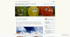 Desktop Screenshot of brightdays.wordpress.com