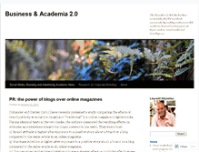 Tablet Screenshot of businessacademia.wordpress.com