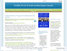 Tablet Screenshot of norfolkcartruckaccidentinjurylawyers.wordpress.com