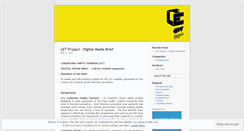 Desktop Screenshot of letprojectpl.wordpress.com