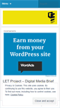Mobile Screenshot of letprojectpl.wordpress.com