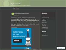 Tablet Screenshot of bigmusclegallery.wordpress.com