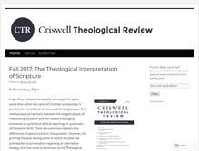 Tablet Screenshot of criswell.wordpress.com