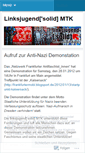 Mobile Screenshot of linksjugend.wordpress.com