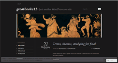 Desktop Screenshot of greatbooks11.wordpress.com