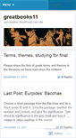 Mobile Screenshot of greatbooks11.wordpress.com