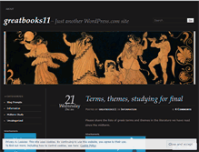 Tablet Screenshot of greatbooks11.wordpress.com