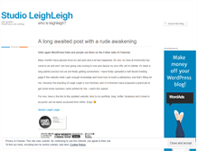 Tablet Screenshot of leighleigh84.wordpress.com