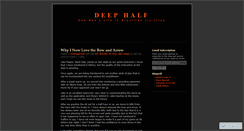 Desktop Screenshot of deephalf.wordpress.com