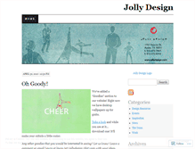 Tablet Screenshot of jollydesign.wordpress.com