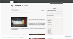 Desktop Screenshot of mike92thoughts.wordpress.com
