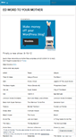 Mobile Screenshot of edwordtoyourmother.wordpress.com