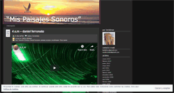 Desktop Screenshot of paisajesonoro.wordpress.com