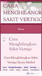 Mobile Screenshot of caramenghilangkansakitvertigo.wordpress.com