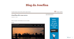 Desktop Screenshot of blogdajosefina.wordpress.com