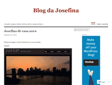 Tablet Screenshot of blogdajosefina.wordpress.com