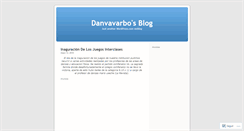 Desktop Screenshot of danvavarbo.wordpress.com