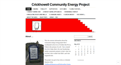 Desktop Screenshot of crickhowellenergy.wordpress.com