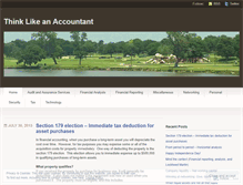 Tablet Screenshot of planoaccountant.wordpress.com