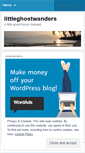 Mobile Screenshot of littleghostwanders.wordpress.com